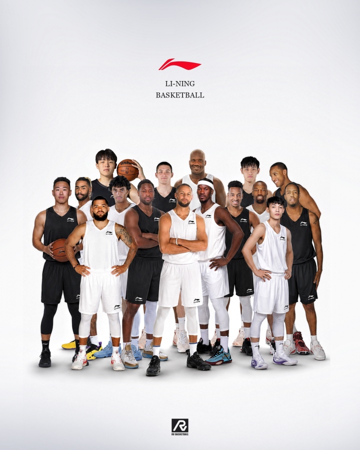 星空体育app下载-有多少你熟悉的面孔？韦德&amp;库里领衔 李宁签约NBA/CBA球员一览